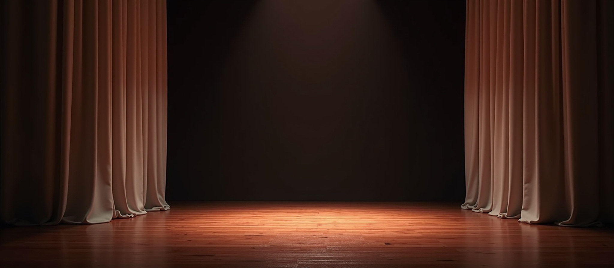 A blurred monochrome rehearsal scene